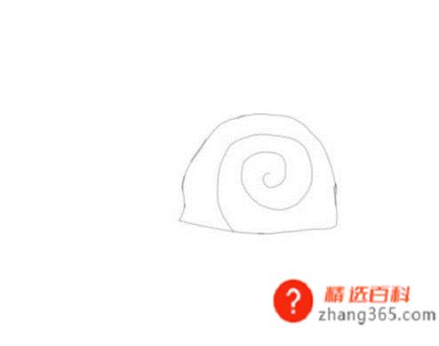 蜗牛简笔画怎么画看这几步一学就会(简笔画蜗牛是怎么画的)