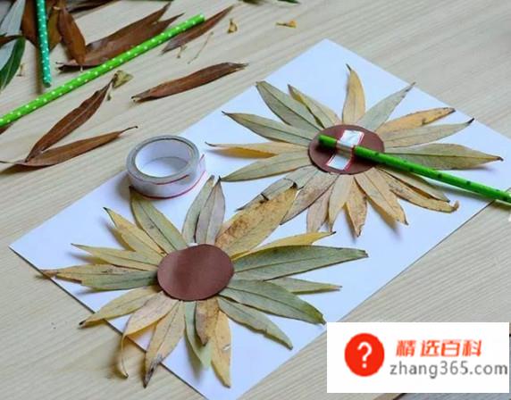 趣味手工制作(叶子创意画)