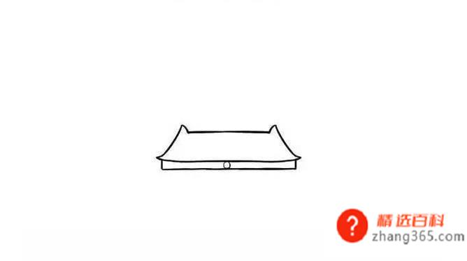 怎么画天安门建筑卡通画?手绘天安门简笔画教程