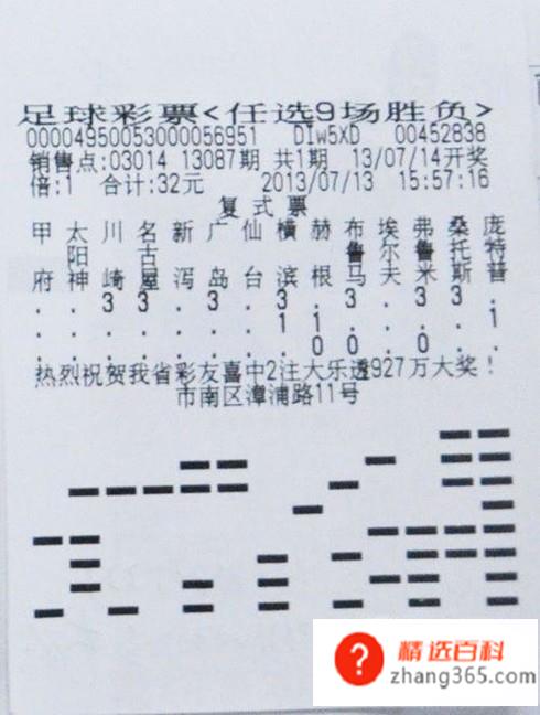 足彩任九的玩法