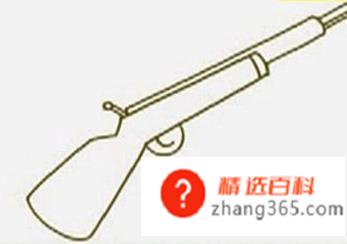 怎么画步枪简笔画