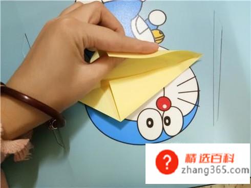 如何用折纸折V形飞镖