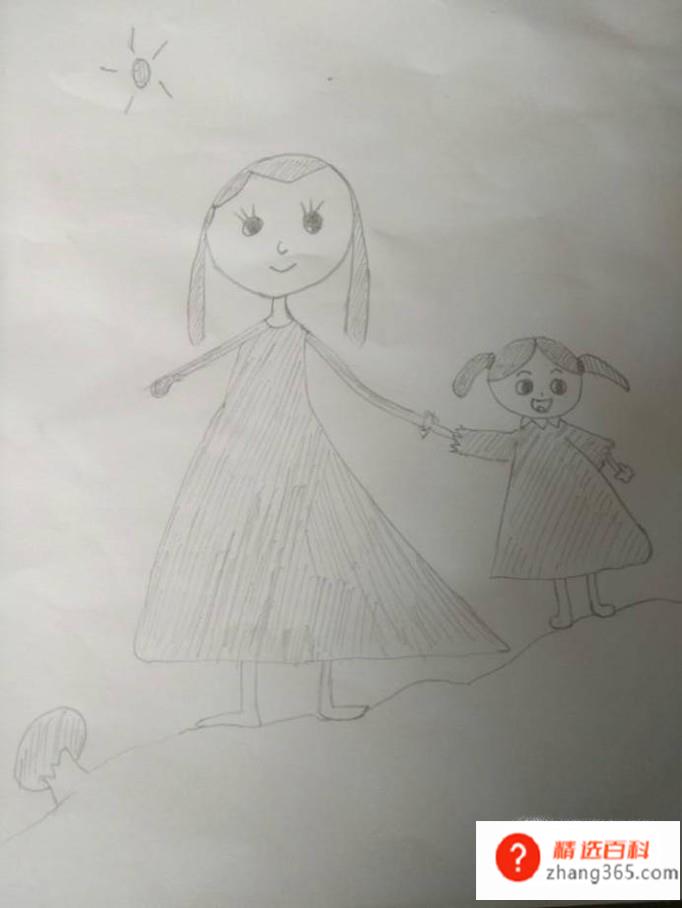 怎样画一幅母亲节送给妈妈的画