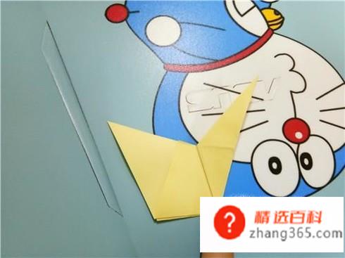 如何用折纸折V形飞镖