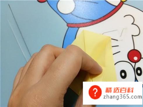 如何用折纸折V形飞镖