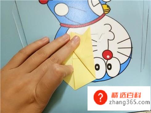如何用折纸折V形飞镖