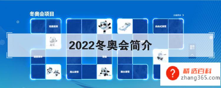 2022冬奥会简介(2022年第24届冬季奥林匹克运动会)