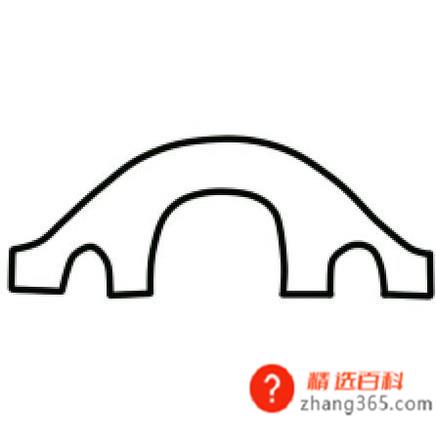 宝宝启蒙画：怎么画桥的简笔画？