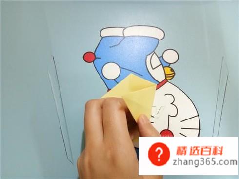 如何用折纸折V形飞镖