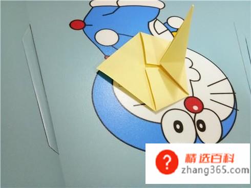 如何用折纸折V形飞镖