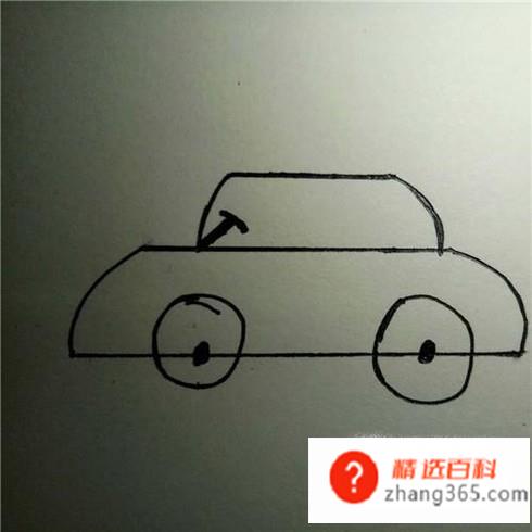 儿童简笔画汽车系列之小汽车(儿童简笔画小汽车就画好啦)