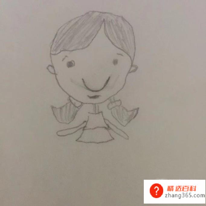 超萌超简单卡通女孩画法