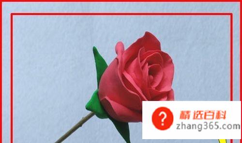 橡皮泥手工制作玫瑰花