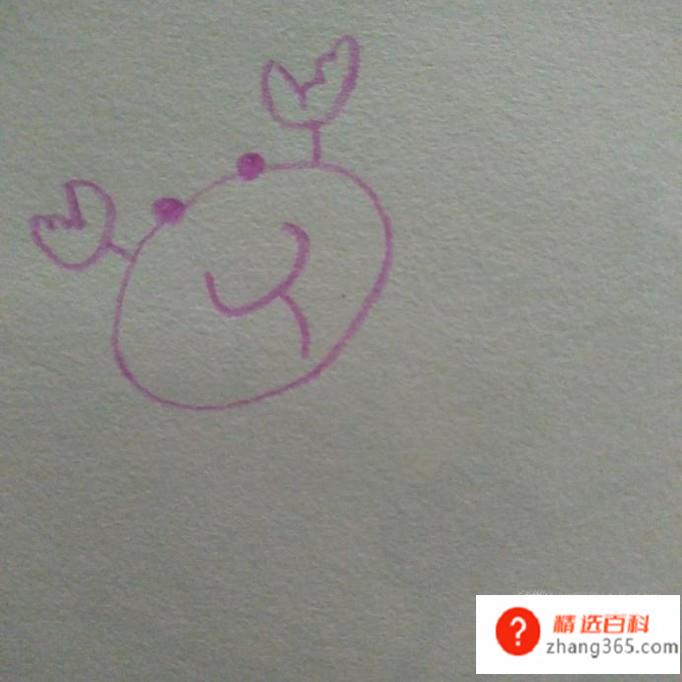 简笔画小螃蟹怎么画