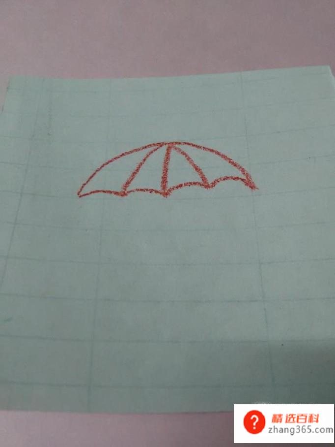 怎样画降落伞