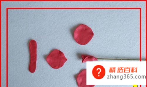 橡皮泥手工制作玫瑰花