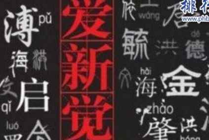 清朝姓氏等级排名顺序(清朝姓氏等级排名)