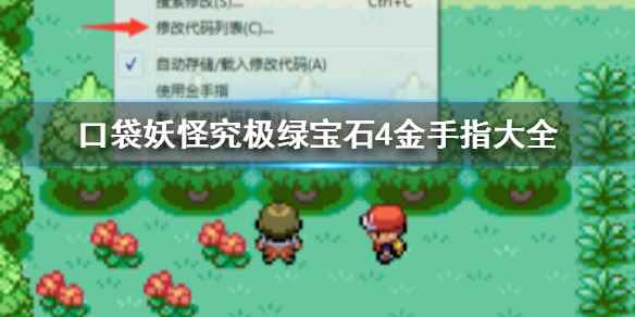 悟饭游戏厅口袋妖怪究极绿宝石4金手指大全(悟饭游戏厅口袋妖怪究极绿宝石4怎么用)