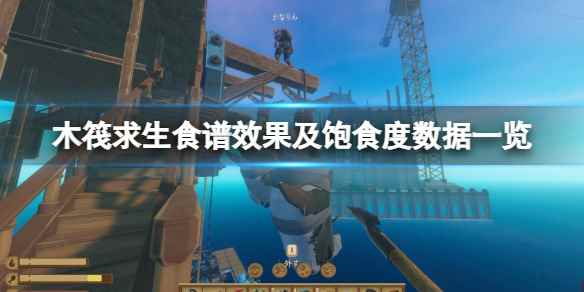 raft料理效果怎么样(木筏求生食谱效果及饱食度数据一览)
