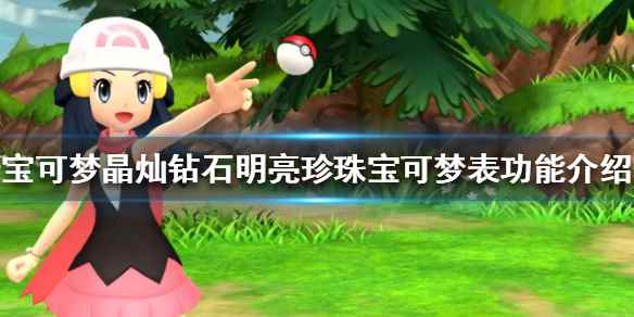 宝可梦钻石明亮珍珠宝可梦表有什么用(宝可梦晶灿钻石明亮珍珠宝表功能介绍)